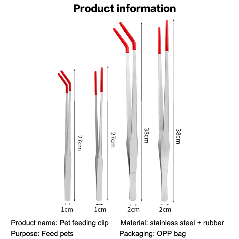 Pinzas de Acero Inoxidable par - Feeding Tong Stainless reseña y precio